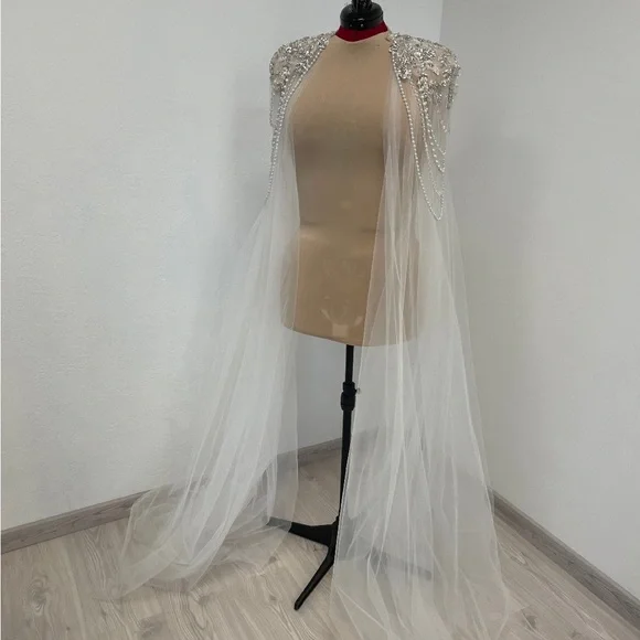 Dresses | Bridal Ivory Cape | Poshmark